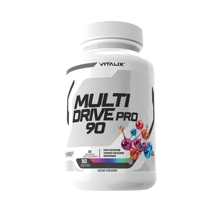 VITALIX Multi Drive Pro 90 | Complete Daily Multivitamin & Mineral Formula | 90 Capsules