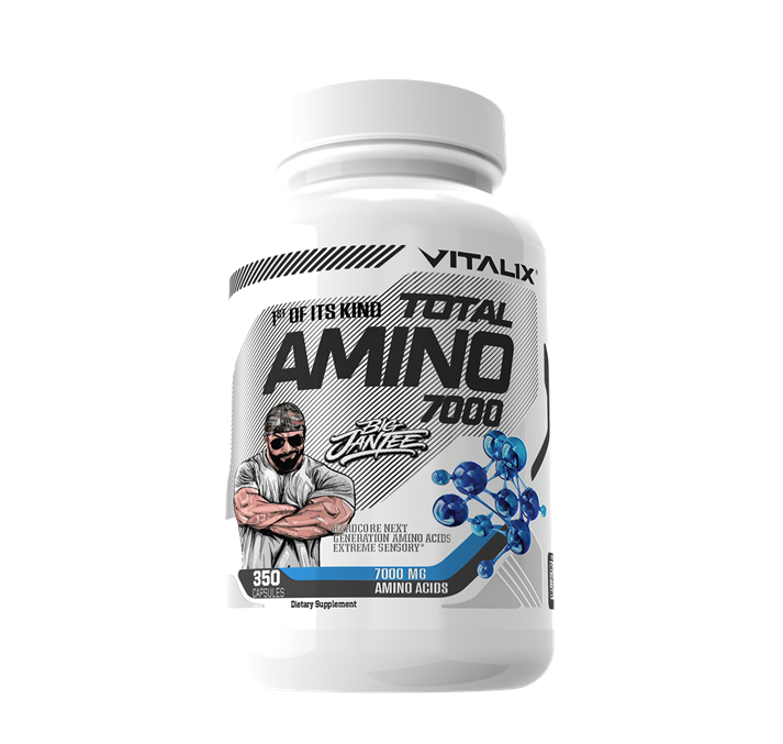 VITALIX Total Amino 7000 | 7000mg Amino Acid Complex | Muscle Recovery & Growth | 350 Capsules