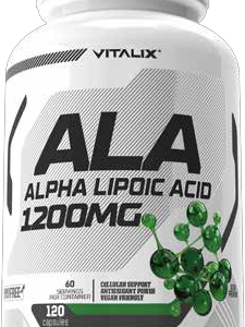 Vitalix Alpha Lipoic Acid (ALA) packaging