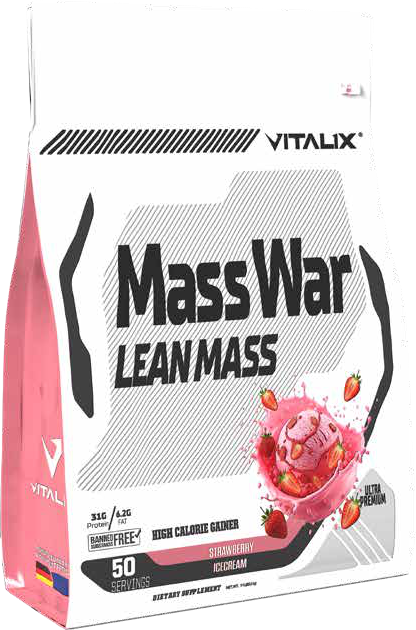Vitalix Mass War Lean Mass packaging from the brand catalogue
