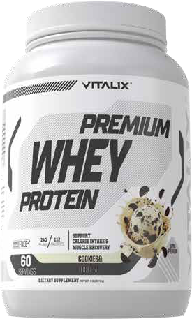 Vitalix Premium Whey Protein packaging from the brand catalogue